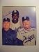 Pee Wee Reese & Duke Snider Brooklyn Dodgers Autographed Professionally Matted Color Photo Signature Acquired Directly From The Players