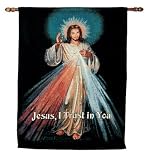 Review   / Devine Mercy Tapestry Wall Hanging