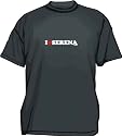 I Heart (Love) Serena Men's Tee Shirt in 12 colors Small thru 6XL