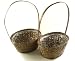 Club Pack Of 36 Oval Brown Wicker Easter Baskets 16"