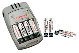 UniRoss X-Press 700 Battery Charger inc 4 x AA 2500 mAh Rechargeable Batteries
