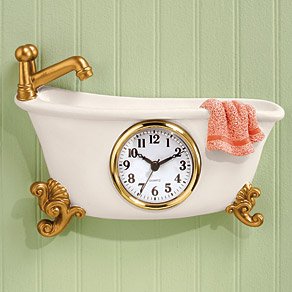 Bathtub Clock