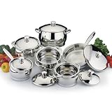 Stainless Steel 12-Piece Cookware Set