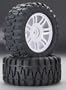 15506 1/5 Monster Tire/Rim Set B (2)