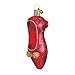 Old World Christmas Ornaments: Red Slipper Glass Blown Ornaments for Christmas Tree (32015)