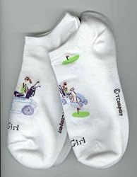 Golf Socks Ladies, C - 2 Pairs Cart