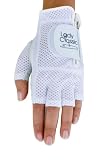 Cabretta Leather Half Glove White Size Small