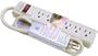 Darice Power Strip 6 Outlet Surge Protector - 2 Feet