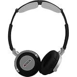 Sentry Industries, Inc. HO401 Folding Rubberized Headphones - Black