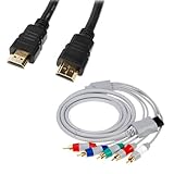 GTMax 6FT Gold Plated Component Cable + 10 FT High Speed HDMI With Ethernet ....