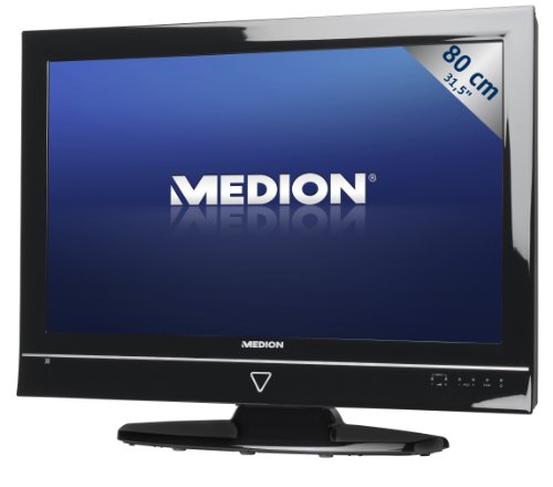 Medion Life P15082 80 cm (32 Zoll) LCD-Fernseher, Energieeffizienzklasse B (HD-Ready, DVB-T) schwarz