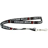 NBA Chicago Bulls Black Event Lanyard