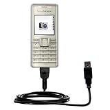 Klassisches USB Kabel für Sony Ericsson k200a mit Hot Sync und aufladen Einsatzmöglichkeiten - von Gomadic mit TipExchange Technology