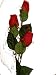 Nana's Attic-Silk Rose Bud Stem-Red