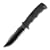 SOG Specialty Knives & Tools E37T-K Seal Pup Elite Knife with Kydex Sheath, Black TiNi
