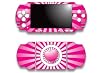 Sony PSP Slim Skin Decal Sticker - Heart Pink