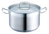 Edelstahl-Fleischtopf 24 cm für Induktion-, Gas-, Glaskeramik- und Elektrokochfelder, 5,0 Liter