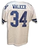 Autographed Hershel Walker White Throwback Dallas Jersey