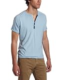 J.C. Rags Men's Light Slub Henley Shirt