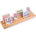 Wooden Domino Racks / Trays - Set of 4
