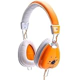 IDANCE FUNKY300 Headphones, White/Orange