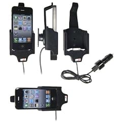 Brodit Brodit Mobile Phone Aktivhalter iPhone 4/4S (Querf.+Kfz-Kabel)