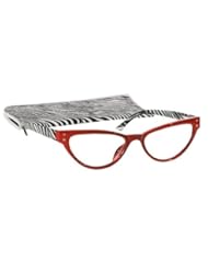 From Amazon.com. Click for details:
 Peepers Womens The Mrs. Cateye Reading Glasses,Red,+1.25 Peepers Womens The Mrs. Cateye Reading Glasses,Red,+1.25