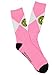 Mighty Morphin Power Rangers Mens Crew Socks (Pink)