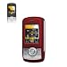 Fashionable Perfect Fit Hard Protector Skin Cover Cell Phone Case with clip for LG MT-375 Lyric MetroPCS - RED