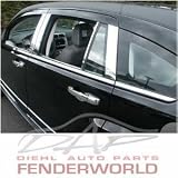 DODGE CALIBER 07-08 CHROME STEEL WINDOW SILL TRIM 6PC