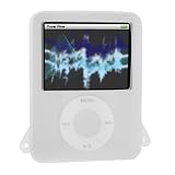 Apple iPod Nano 4GB 8GB 3rd Generation Accessory Kit - Clear Silicone Skin Case + Adjustable Sports Armband + Premium Reusable LCD Screen Protector with Lint Cleaning Cloth By Ikross