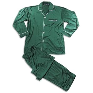 Claiborne - Mens Long Sleeve Pajamas, Forest Green