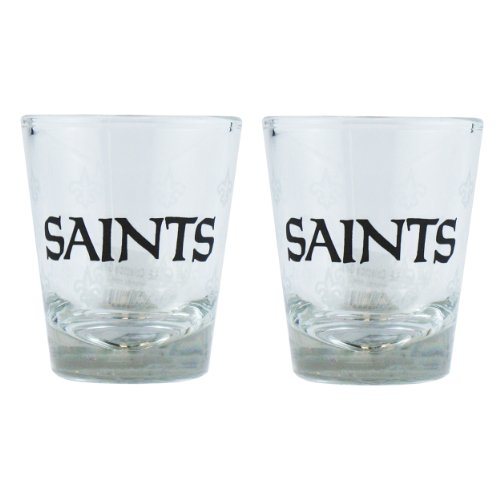 NFL New Orleans Saints Boelter Shot Glasses 2-pack