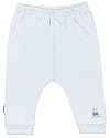 Kushies Unisex-Baby Newborn Follow Me Organic Cuffed Pant, Blue, 1 Month