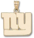 New York Giants 10K Gold ''ny'' 5/8'' Pendant