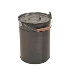 Kamino-Flam 333257 Kohleneimer verzinkt 14 Liter mit Deckel