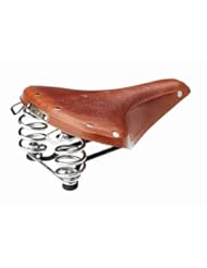 Brooks Saddles B67 S Bicycle Saddle (Womens, Chrome Springs, Honey)