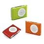 MCA - COVSETSHUFFLE4 - Set de trois coques crystal pour iPod Shuffle 2G- Rouge, orange et jaune