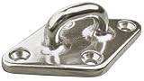 EYE PLATE DIAMOND Stainless Steel 3-1/2