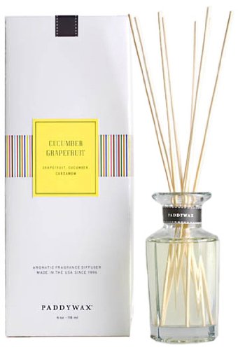Paddywax Fragrance Diffuser Set, Classic Cucumber Grapefruit, 4-Ounce