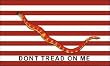 1st Navy Jack - Don't tread on me Flag - 3ft x 5ft Superknit Polyester