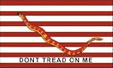 1st Navy Jack - Don't tread on me Flag - 3ft x 5ft Superknit Polyester