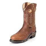 Mens Tony Lama TLX 11 Steel Toe Casual Pull On Leather Western Work Boots by Tony Lama