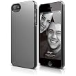 elago S5 Slim Fit 2 Case for iPhone 5 + HD Professional Extreme Clear film included - Full Retail Packaging - Semigloss Metallic Dark Gray