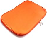 Emartbuy Orange Water Resistant Neoprene Soft Zip Case/Cover suitable for Samsung Series 9 900X3B ( 13-14 Inch Laptop / Notebook )