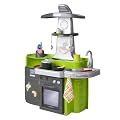 Coloma 90509 - K�che mit 14 Zubeh�rteilen, gr�n, schwarz und grau