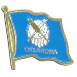 Oklahoma Flag Lapel Pin