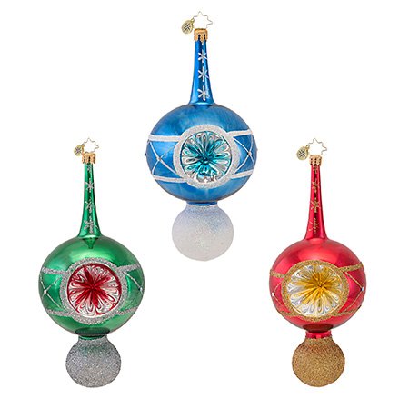 Christopher Radko Stem Reflector Freeblown Large Ornament