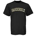 Vanderbilt Commodores Black Arch Logo T-shirt