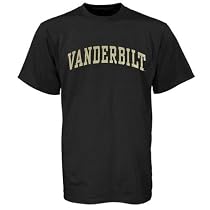 Vanderbilt Commodores Black Arch Logo T-shirt